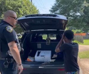 Kind Cop Gives PlayStation To Black Boy Looking For Yard Work After Call Out From Locals Wanting Him Removed