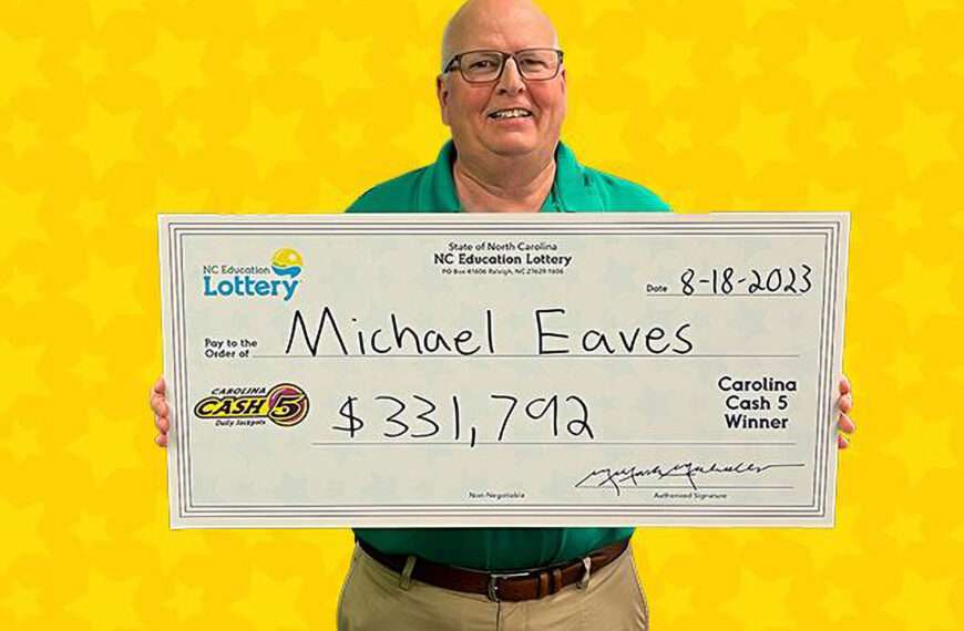 Man Wins Jackpot In First-Ever Attempt Playing Cash 5 Game