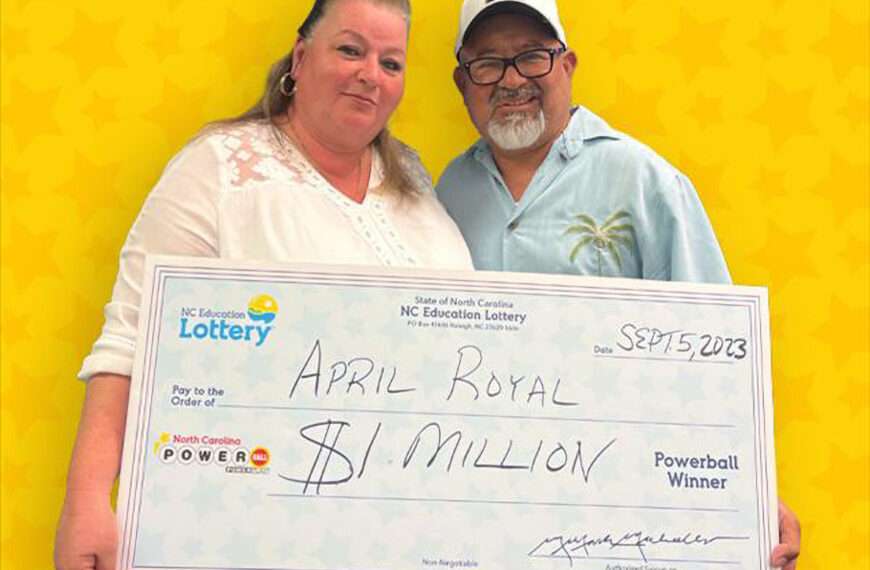 Newlywed Becomes Millionaire After She Buys Winning Powerball At The Beach