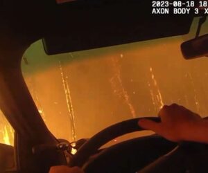 Deputy’s Road To Hell Drive Through Wildfire Caught On Bodycam