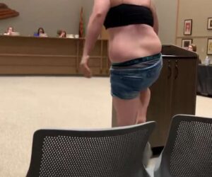 Father Strips Off To Bralette In Protest At More Revealing School Dress Code