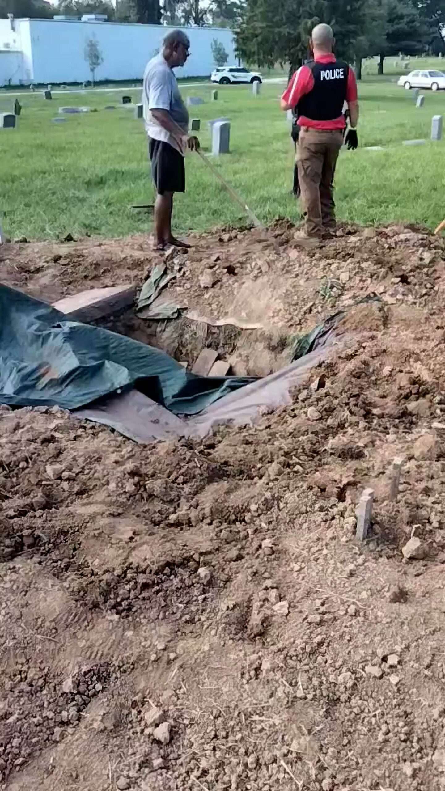 Men Busted Trying To Dig Up Grandmother’s Grave