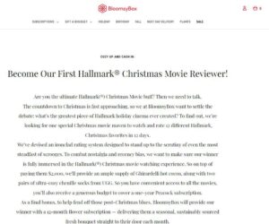  Company To Pay USD 2,000 To Critic Willing To Watch And Rate 12 Christmas Films