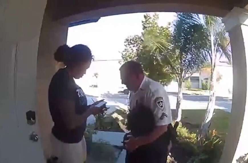 Cop Rushes To 911 Call Only To Discover Kid Called Because He…